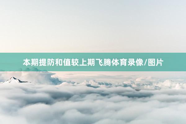 本期提防和值较上期飞腾体育录像/图片