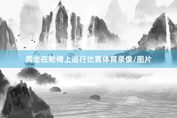 需坐在轮椅上进行比赛体育录像/图片