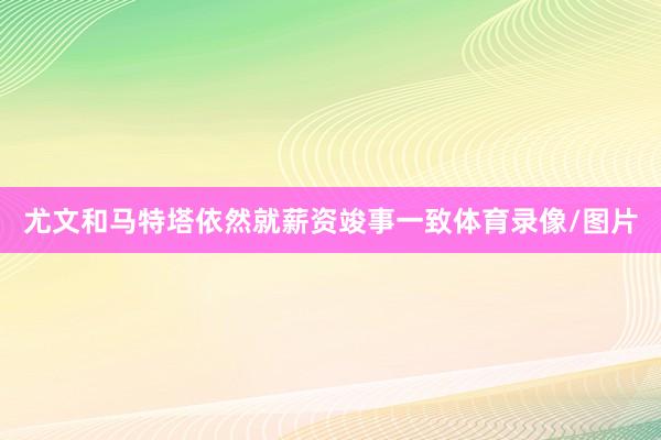 尤文和马特塔依然就薪资竣事一致体育录像/图片