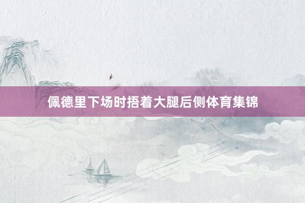 佩德里下场时捂着大腿后侧体育集锦