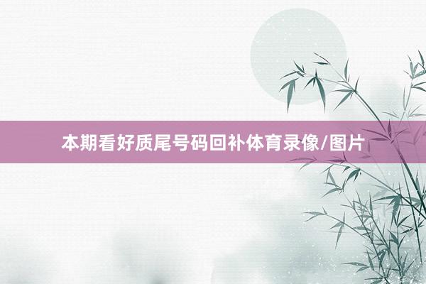 本期看好质尾号码回补体育录像/图片