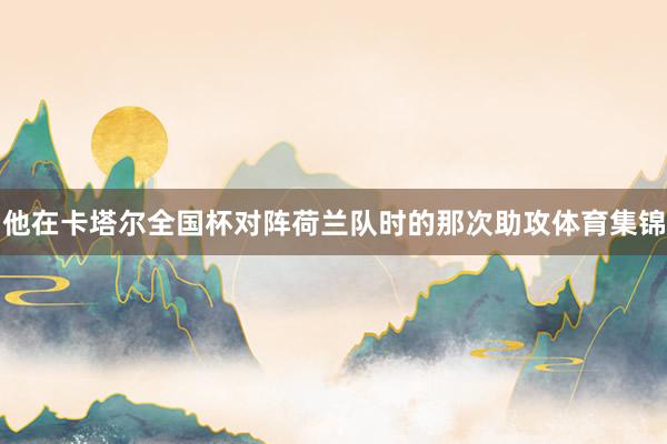 他在卡塔尔全国杯对阵荷兰队时的那次助攻体育集锦