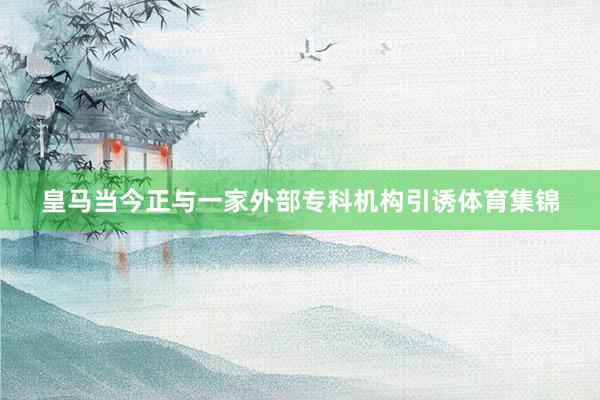 皇马当今正与一家外部专科机构引诱体育集锦