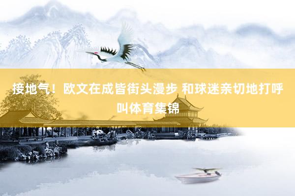 接地气！欧文在成皆街头漫步 和球迷亲切地打呼叫体育集锦